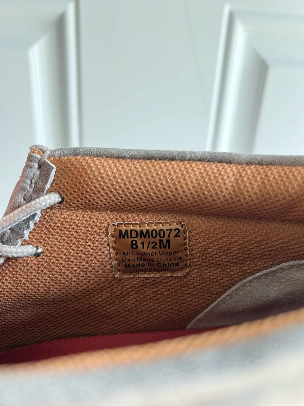 Twisted X Men's Chukka Leather Driving Moc Shoes in Grey